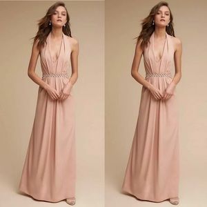 New BHLDN Jill Jill Stuart Rasa Halter Gown Dress